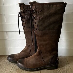 Brown Knee-High Ugg boots